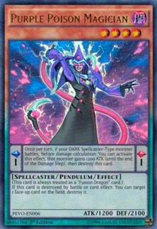 Purple Poison Magician [Pendulum Evolution] [PEVO-EN006] | Gear Gaming Fayetteville