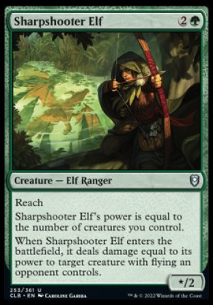 Sharpshooter Elf [Commander Legends: Battle for Baldur's Gate] | Gear Gaming Fayetteville