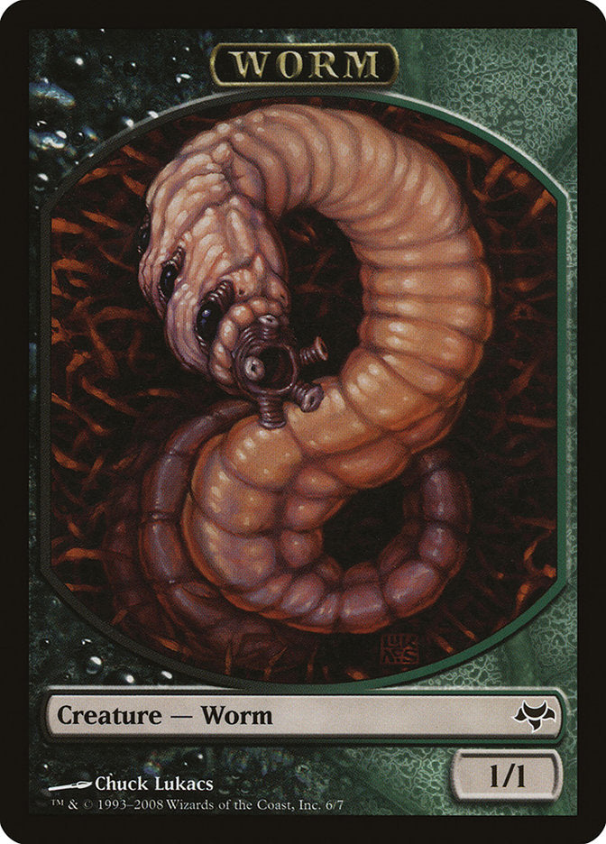 Worm Token [Eventide Tokens] | Gear Gaming Fayetteville