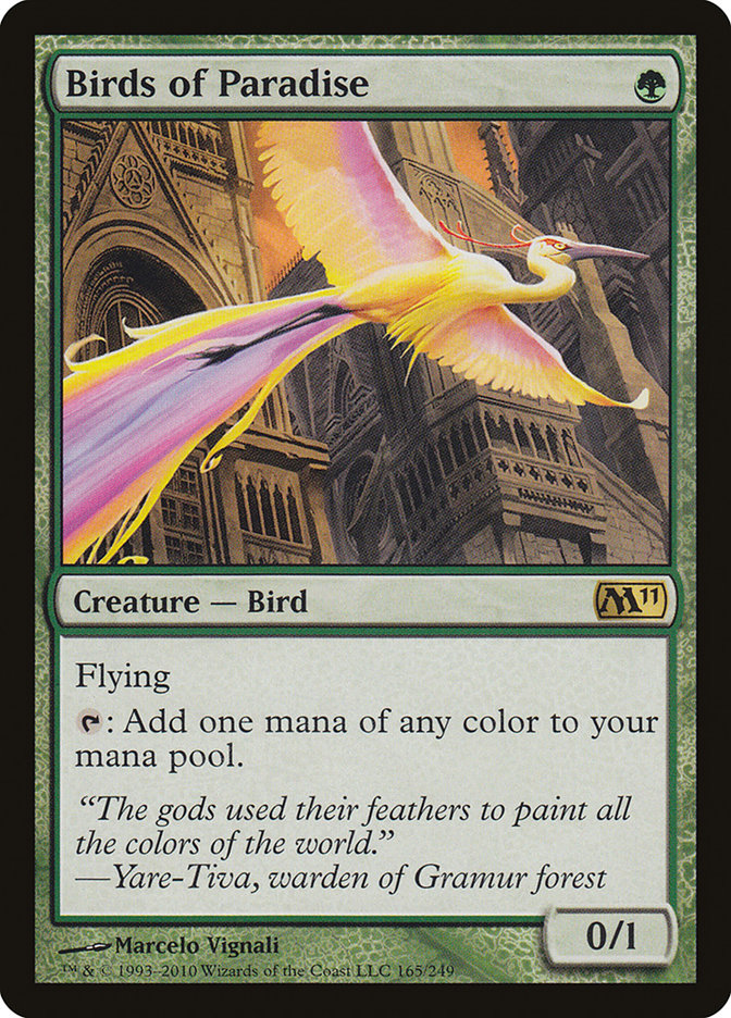 Birds of Paradise [Magic 2011] | Gear Gaming Fayetteville