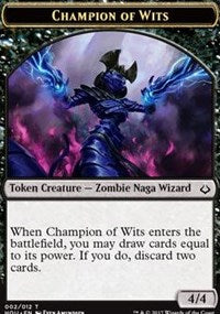 Champion of Wits // Warrior Double-sided Token [Hour of Devastation] | Gear Gaming Fayetteville