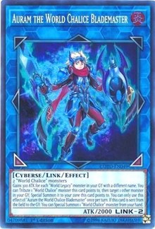 Auram the World Chalice Blademaster [Code of the Duelist] [COTD-EN049] | Gear Gaming Fayetteville