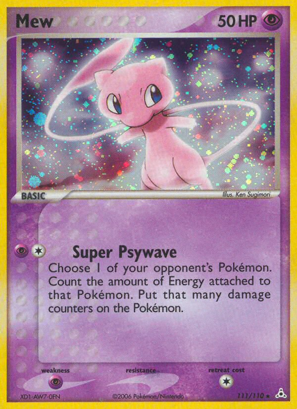 Mew (111/110) [EX: Holon Phantoms] | Gear Gaming Fayetteville