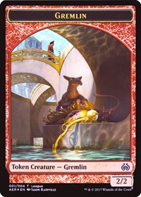 Gremlin // Energy Reserve Double-sided Token [League Promos] | Gear Gaming Fayetteville