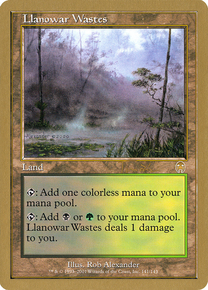 Llanowar Wastes (Jan Tomcani) [World Championship Decks 2001] | Gear Gaming Fayetteville