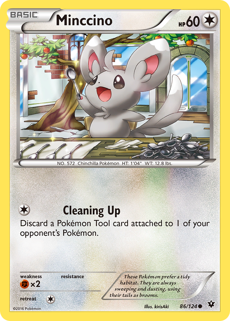 Minccino (86/124) [XY: Fates Collide] | Gear Gaming Fayetteville