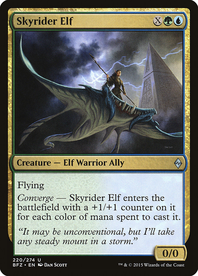 Skyrider Elf [Battle for Zendikar] | Gear Gaming Fayetteville