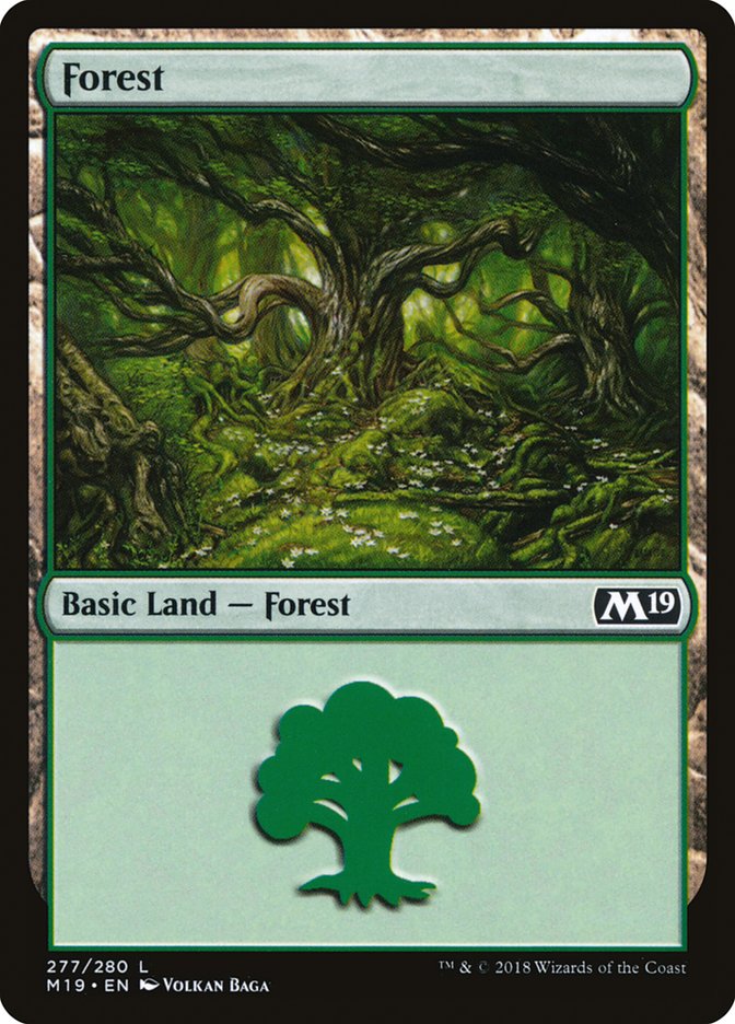 Forest (277) [Core Set 2019] | Gear Gaming Fayetteville