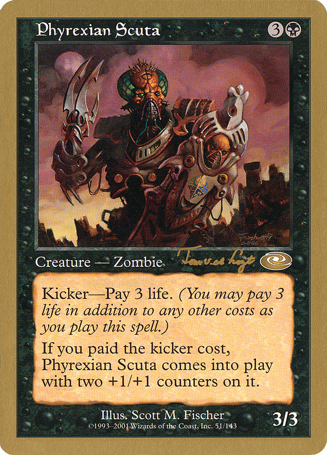 Phyrexian Scuta (Tom van de Logt) [World Championship Decks 2001] | Gear Gaming Fayetteville