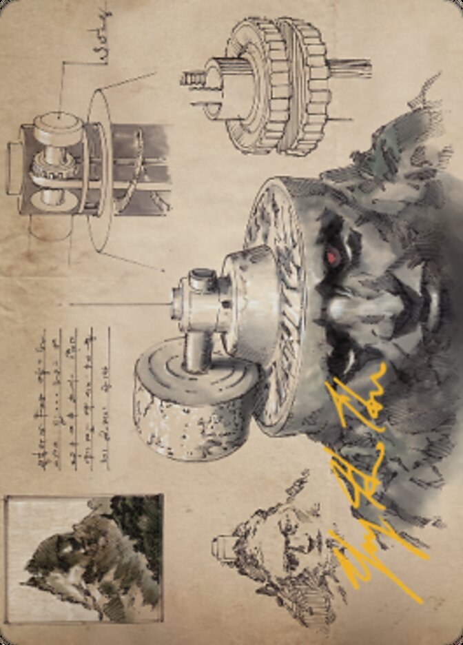 Millstone Art Card (Gold-Stamped Signature) [The Brothers' War Art Series] | Gear Gaming Fayetteville