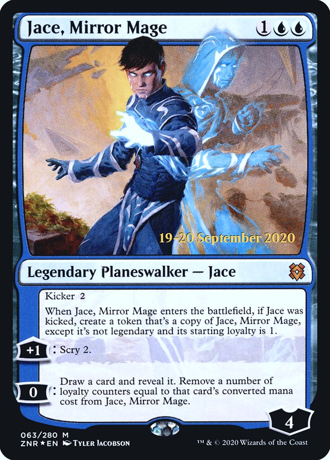 Jace, Mirror Mage [Zendikar Rising Prerelease Promos] | Gear Gaming Fayetteville