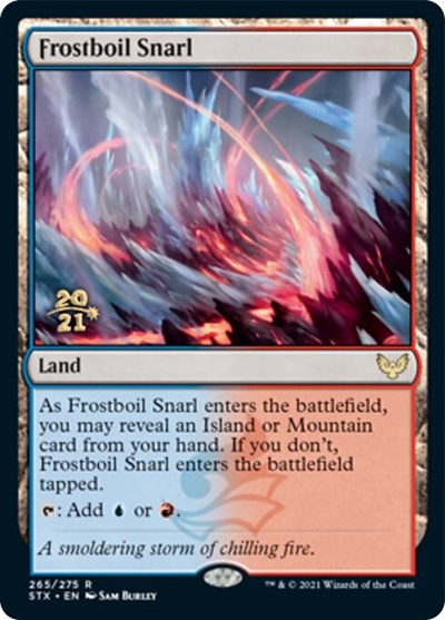 Frostboil Snarl [Strixhaven: School of Mages Prerelease Promos] | Gear Gaming Fayetteville