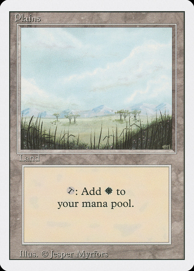 Plains (Trees on Plain / Signature on Right) [Revised Edition] | Gear Gaming Fayetteville