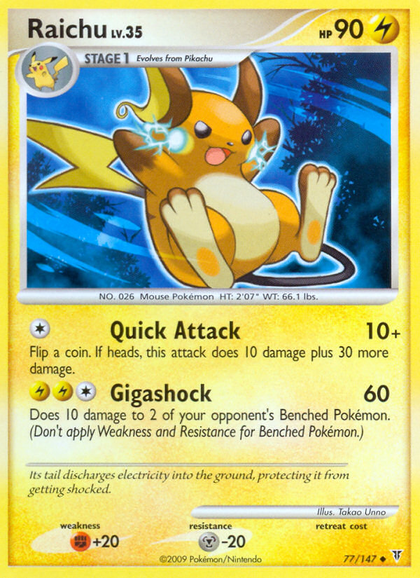 Raichu (77/147) [Platinum: Supreme Victors] | Gear Gaming Fayetteville