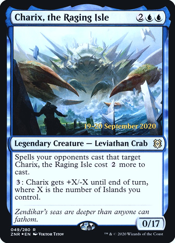 Charix, the Raging Isle [Zendikar Rising Prerelease Promos] | Gear Gaming Fayetteville