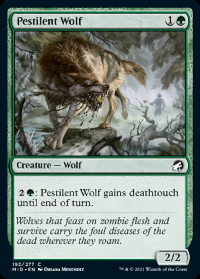 Pestilent Wolf [Innistrad: Midnight Hunt] | Gear Gaming Fayetteville