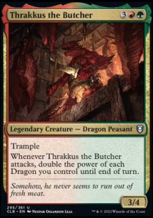 Thrakkus the Butcher [Commander Legends: Battle for Baldur's Gate] | Gear Gaming Fayetteville