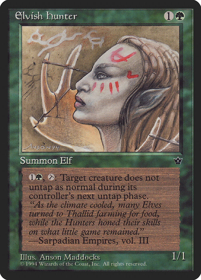 Elvish Hunter (Anson Maddocks) [Fallen Empires] | Gear Gaming Fayetteville