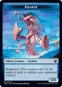 Kraken // Satyr Double-Sided Token [Theros Beyond Death Tokens] | Gear Gaming Fayetteville