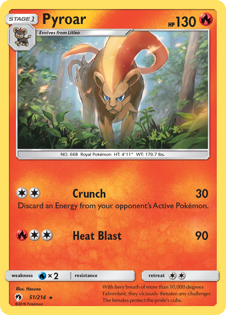 Pyroar (51/214) [Sun & Moon: Lost Thunder] | Gear Gaming Fayetteville