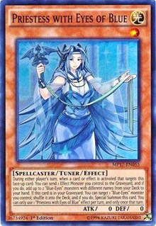 Priestess with Eyes of Blue [2017 Mega-Tins Mega Pack] [MP17-EN055] | Gear Gaming Fayetteville