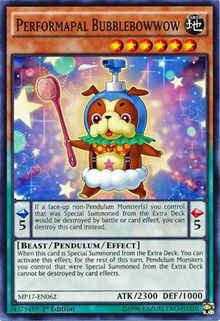 Performapal Bubblebowwow [2017 Mega-Tins Mega Pack] [MP17-EN062] | Gear Gaming Fayetteville