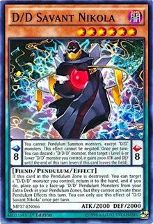 D/D Savant Nikola [2017 Mega-Tins Mega Pack] [MP17-EN066] | Gear Gaming Fayetteville