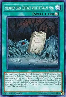 Forbidden Dark Contract with the Swamp King [2017 Mega-Tins Mega Pack] [MP17-EN099] | Gear Gaming Fayetteville