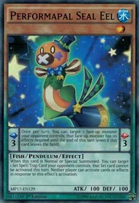 Performapal Seal Eel [2017 Mega-Tins Mega Pack] [MP17-EN129] | Gear Gaming Fayetteville