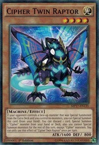 Cipher Twin Raptor [2017 Mega-Tins Mega Pack] [MP17-EN135] | Gear Gaming Fayetteville