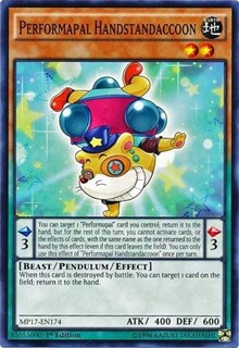 Performapal Handstandaccoon [2017 Mega-Tins Mega Pack] [MP17-EN174] | Gear Gaming Fayetteville