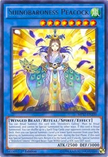 Shinobaroness Peacock [2017 Mega-Tins Mega Pack] [MP17-EN200] | Gear Gaming Fayetteville