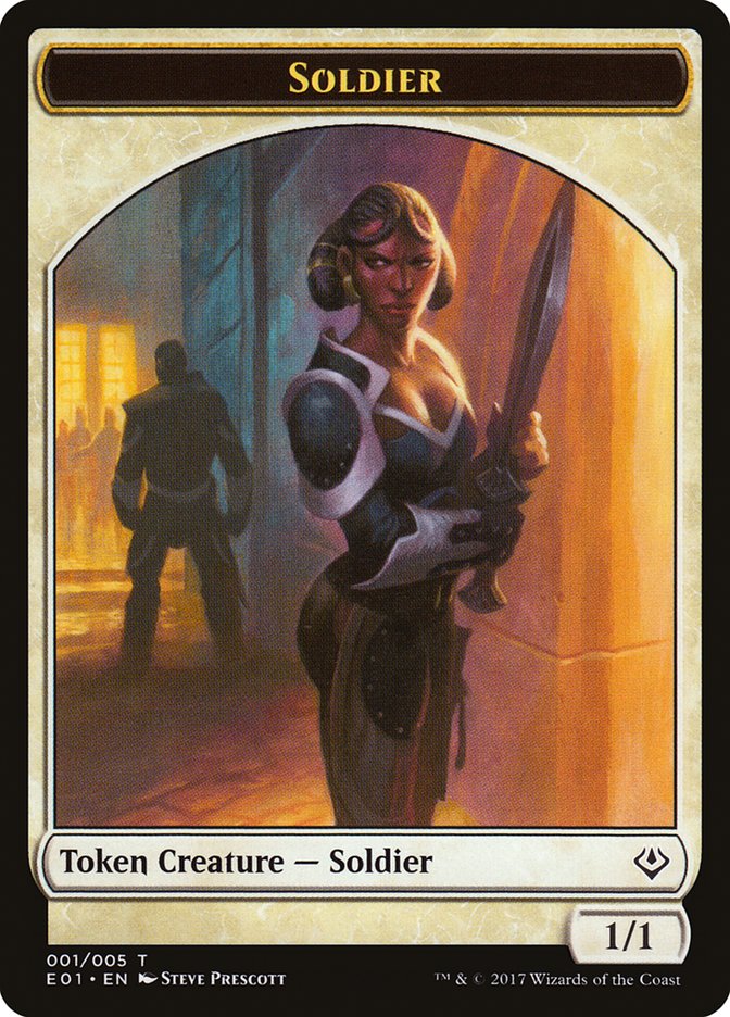 Soldier Token [Archenemy: Nicol Bolas Tokens] | Gear Gaming Fayetteville