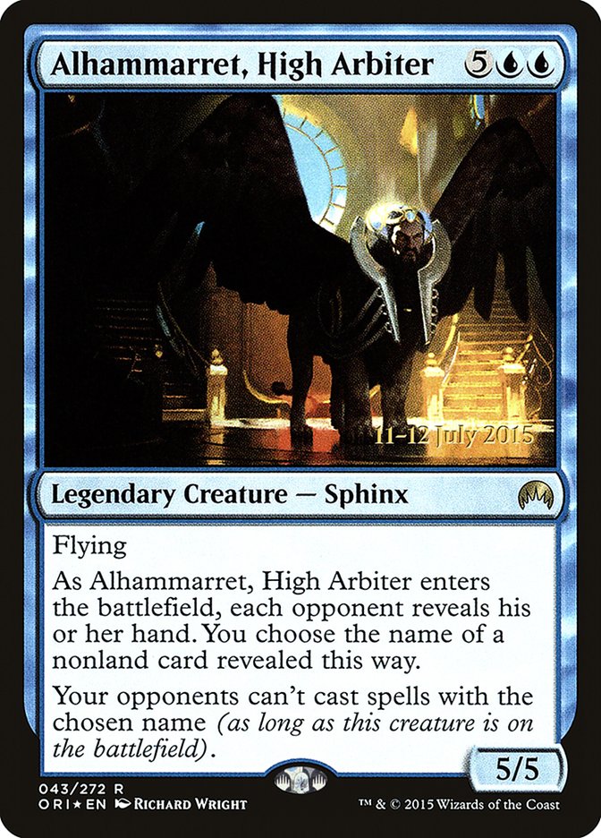 Alhammarret, High Arbiter [Magic Origins Prerelease Promos] | Gear Gaming Fayetteville