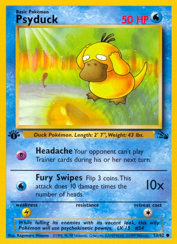 Psyduck (53/62) [Fossil 1st Edition] | Gear Gaming Fayetteville