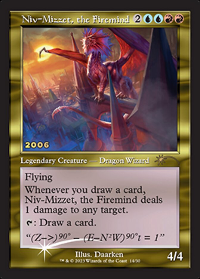 Niv-Mizzet, the Firemind [30th Anniversary Promos] | Gear Gaming Fayetteville