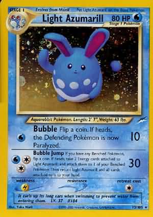 Light Azumarill (13/105) [Neo Destiny Unlimited] | Gear Gaming Fayetteville