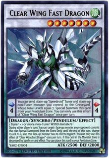 Clear Wing Fast Dragon [Yu-Gi-Oh! ARC-V Promo Cards] [YA02-EN001] | Gear Gaming Fayetteville