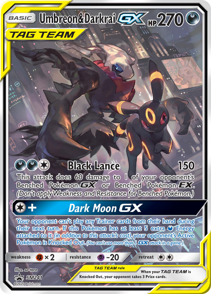 Umbreon & Darkrai GX (SM241) [Sun & Moon: Black Star Promos] | Gear Gaming Fayetteville