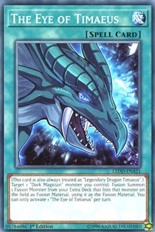 The Eye of Timaeus [Legendary Dragon Decks] [LEDD-ENA21] | Gear Gaming Fayetteville