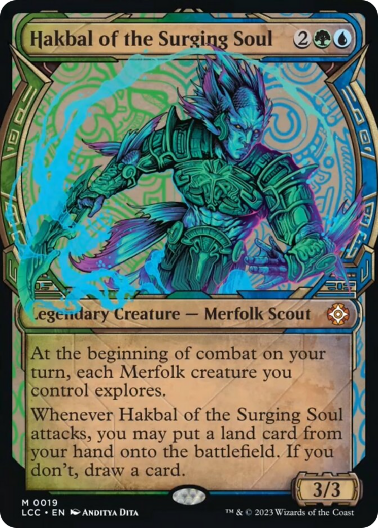 Hakbal of the Surging Soul (Showcase) [The Lost Caverns of Ixalan Commander] | Gear Gaming Fayetteville