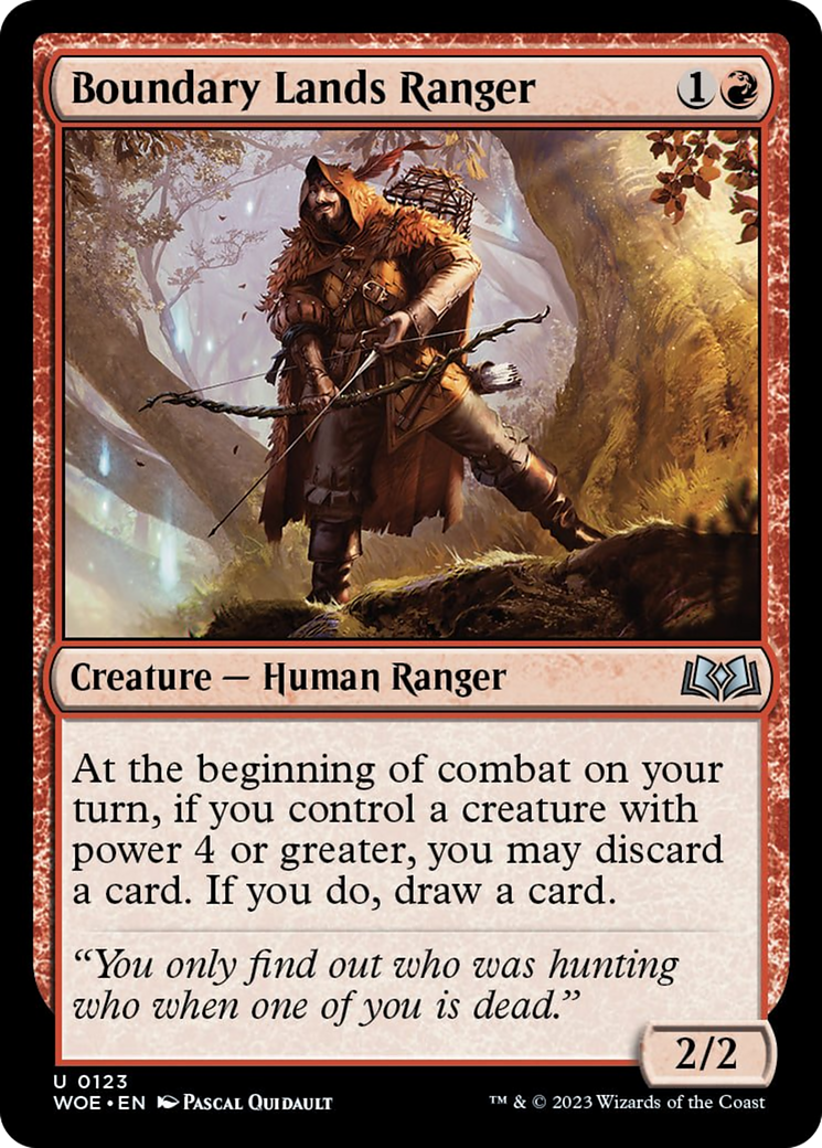 Boundary Lands Ranger [Wilds of Eldraine] | Gear Gaming Fayetteville