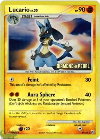 Lucario (6/130) [Burger King Promos: 2008 Collection] | Gear Gaming Fayetteville