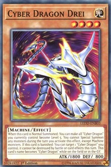 Cyber Dragon Drei [Legendary Dragon Decks] [LEDD-ENB03] | Gear Gaming Fayetteville