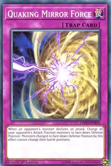 Quaking Mirror Force [Legendary Dragon Decks] [LEDD-ENB23] | Gear Gaming Fayetteville