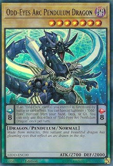 Odd-Eyes Arc Pendulum Dragon [Legendary Dragon Decks] [LEDD-ENC00] | Gear Gaming Fayetteville