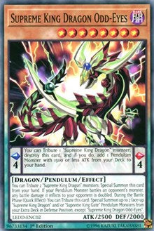 Supreme King Dragon Odd-Eyes [Legendary Dragon Decks] [LEDD-ENC02] | Gear Gaming Fayetteville