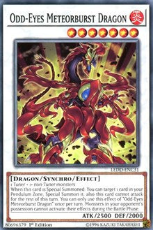 Odd-Eyes Meteorburst Dragon [Legendary Dragon Decks] [LEDD-ENC31] | Gear Gaming Fayetteville