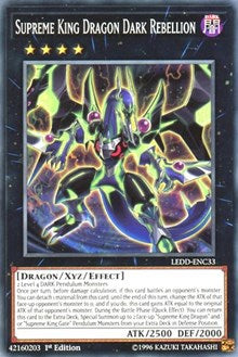 Supreme King Dragon Dark Rebellion [Legendary Dragon Decks] [LEDD-ENC33] | Gear Gaming Fayetteville