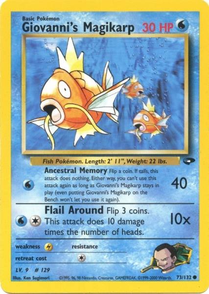 Giovanni's Magikarp (73/132) [Gym Challenge Unlimited] | Gear Gaming Fayetteville